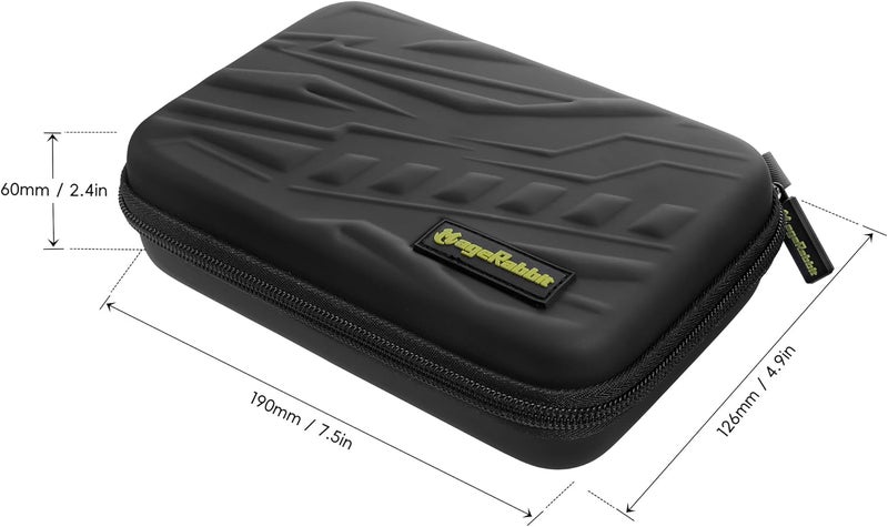 MageRabbit Dart Case for 6 Complete Darts - Wallet Case, Compact Storage for Tips, Shafts and Flights - Portable Dart Accessories Organizer (Black) - Image 4